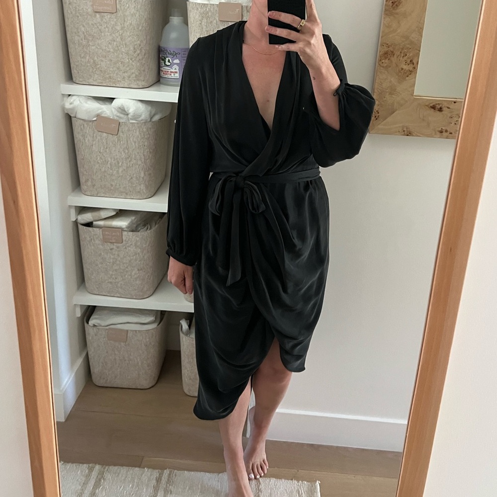 Zimmermann silk wrap dress